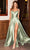 Cinderella Divine - Spaghetti Strap Sleek A-Line Gown BD104 CCSALE M / Sage