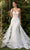 Cinderella Divine - Strapless Floral Trumpet Bridal Gown CB046W - 1 pc Off White In Size 4 Available CCSALE 4 / Off White