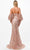 Cinderella Divine - Sweetheart Ornate Evening Gown J820 - 1 pc Rose Gold In Size 16 Available CCSALE 16 / Rose Gold