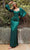 Cinderella Divine - Sweetheart Sheath Evening Gown 7482 CCSALE 14 / Emerald