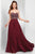 Clarisse - 3472 Strapless Paisley Motif Chiffon Gown Special Occasion Dress