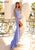 Clarisse 800259 - Scoop Bandeau Back Evening Dress Evening Dresses 00 / Cornflower