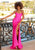 Clarisse 800259 - Scoop Bandeau Back Evening Dress Evening Dresses 00 / NeonPink