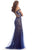 Clarisse - 8014 Off-Shoulder Lace-Up Back Sequined Sheath Dress Prom Dresses