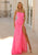 Clarisse - 810307 Sequin One Shoulder Gown Prom Dresses 0 / BubblegumPink