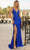 Clarisse 810431 - Strappy Back Prom Dress Special Occasion Dress 00 / Electric Blue