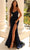 Clarisse 810445 - Lace Corset Prom Dress Special Occasion Dress 00 / Navy