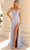 Clarisse 810447 - Off Shoulder High Slit Prom Dress Prom Dresses 00 / Pale Lilac