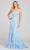 Colette for Mon Cheri - CL12128 Embroidered Applique Mermaid Gown Evening Dresses