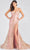 Colette For Mon Cheri CL12278 - Beaded Stretched Jersey Sweetheart Gown Prom Dresses 00 / Rose Gold