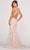 Colette for Mon Cheri CL2047 - Glitter-Studded Bare Back Dress Prom Dresses