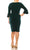 Connected Apparel T1317971 - Scoop Faux Wrap Cocktail Dress Special Occasion Dress