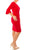 Connected Apparel T1317971 - Scoop Faux Wrap Cocktail Dress Special Occasion Dress