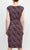 Connected Apparel TBD00676M1 - Cap Sleeve Multi Printed Cocktail Dress Cocktail Dresses