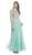 Crystal Embellished A-Line Evening Dress Prom Dresses XXS / Mint