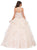 Dancing Queen - 1279 Illusion Halter Ruffled Quinceanera Gown Special Occasion Dress