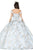 Dancing Queen - 1433 Off-Shoulder Gilt-Rosette Ballgown Quinceanera Dresses