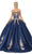 Dancing Queen 1541 - Embroidered Quinceanera Ballgown Long Dresses