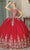 Dancing Queen 1708 - Illusion Bateau Embellished Ballgown Quinceanera Dresses