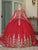 Dancing Queen 1708 - Illusion Bateau Embellished Ballgown Quinceanera Dresses