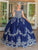 Dancing Queen 1709 - Scoop Neck Beaded Appliqued Ballgown Special Occasion Dress