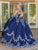 Dancing Queen 1709 - Scoop Neck Beaded Appliqued Ballgown Special Occasion Dress