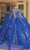 Dancing Queen 1719 - Detachable Cape Sweetheart Ballgown Quinceanera Dresses