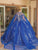 Dancing Queen 1719 - Detachable Cape Sweetheart Ballgown Quinceanera Dresses