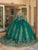 Dancing Queen 1743 - Glitter Print Quinceanera Ballgown Special Occasion Dress