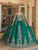 Dancing Queen 1743 - Glitter Print Quinceanera Ballgown Special Occasion Dress