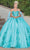 Dancing Queen 1791 - Bow Sash Quinceanera Ballgown Quinceanera Dresses XS / Mint