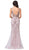 Dancing Queen - 2487 Embellished Plunging V-neck Trumpet Dress Special Occasion Dress