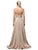 Dancing Queen - 2720 Sleeveless V-neck A-line Gown Prom Dresses