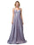 Dancing Queen - 2720 Sleeveless V-neck A-line Gown Prom Dresses XS / Lilac