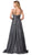 Dancing Queen - 2720 Sleeveless V-neck A-line Gown Special Occasion Dress