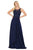 Dancing Queen - 2953 Embellished Bateau Neck A-line Dress Prom Dresses