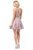 Dancing Queen - 3052 Embellished Halter A-line Cocktail Dress Homecoming Dresses