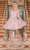 Dancing Queen 3290 - Fit and Flare Short A-line Dress Graduation Dresses XS / Blush