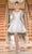 Dancing Queen 3290 - Fit and Flare Short A-line Dress Graduation Dresses XS / Off White