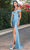 Dancing Queen 4278 - Ruched Mermaid Prom Dress Special Occasion Dress XS / Dusty Blue