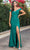 Dancing Queen 4278 - Ruched Mermaid Prom Dress Special Occasion Dress XS / Hunter Green