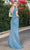 Dancing Queen 4279A - V Neck Formal Glittered Gown Long Dresses