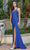 Dancing Queen 4305 - Cowl Ruched Prom Dress Prom Dresses XS / Royal Blue