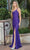 Dancing Queen 4305 - Cowl Ruched Prom Dress Prom Dresses XS / Violet