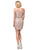 Dancing Queen - Embellished Deep Off-Shoulder Sheath Dress 3218 - 1 pc Gold In Size S Available CCSALE