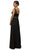 Dancing Queen - Illusion Chiffon A-line Dress 9541 - 1 pc Black In Size XS Available CCSALE XS / Black