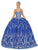 Dancing Queen - Sleeveless Lace-Up Back Tie Embellished Ballgown 1641 - 1 pc Royal Blue in Size XS Available CCSALE XS / Royal Blue