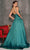 Dave & Johnny 10719 - V-Neck Buttons Back A-Line Prom Dress Special Occasion Dress