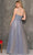 Dave & Johnny 10771 - Plunging V-Neck Long Prom Gown Special Occasion Dress