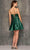 Dave & Johnny 10845W - Beaded V-Neck A-Line Cocktail Dress Special Occasion Dress